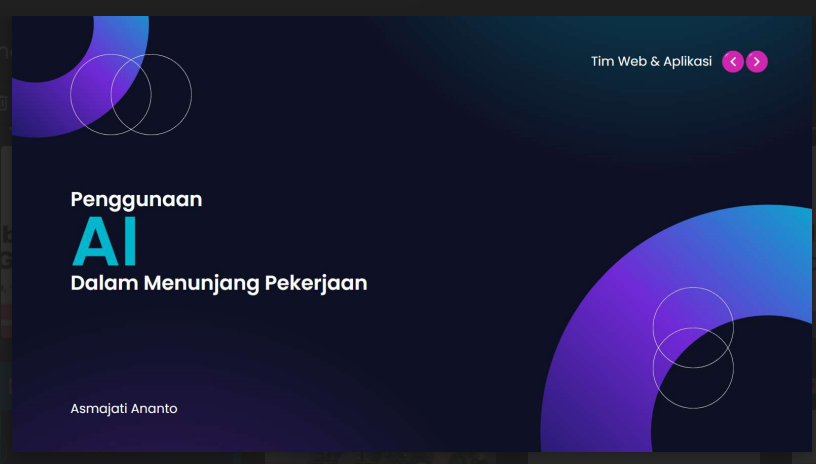 Penggunaan AI Dalam Menunjang Pekerjaan